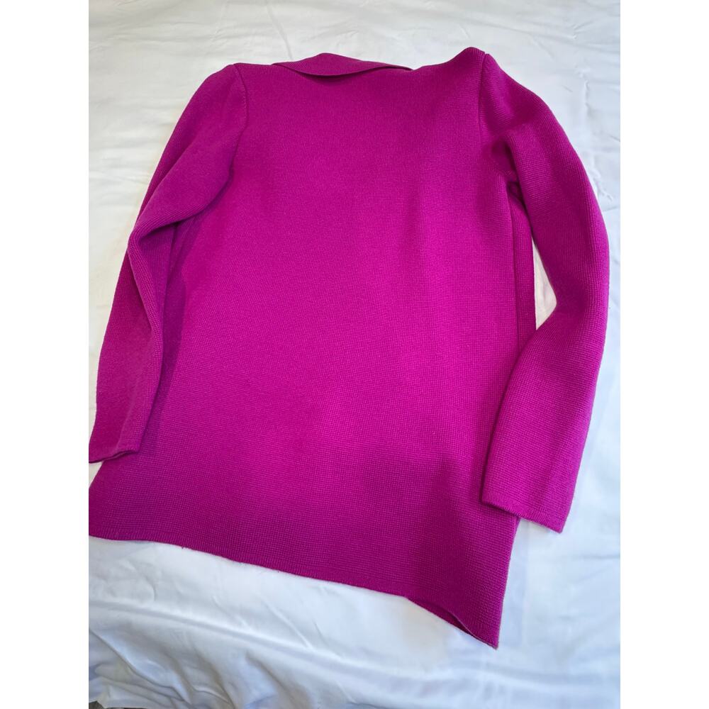 Vintage Anne Klein II Vibrant Fuchsia Wool Womans Small Jacket - Picture 16 of 16